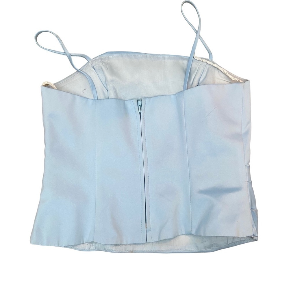 ISIS Collection Powder Blue Jr. Prom/Senior Prom Two Piece Dress Size Medium. - Picture 5 of 7